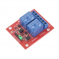 5VDC Coil Rectangle PCB Board 2 Channel Relay Shield Module for Arduino