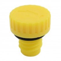 Rubber Gasket Yellow 1/2" Male Thread Diameter Oil Plug for Air Compressor