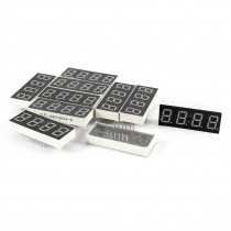 10 Pcs 40mm x 16mm Green LED DIP 4Bit 4-Digit Common Anode Digital Tube 0.39"
