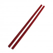 2 Pcs 0.39"x0.22"x11.8" US Standard Red Chromium Alloy Compression Spring