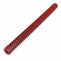 0.87" x 0.49" x 11.8" Red US Standard Flat Coil Compression Spring for Mould