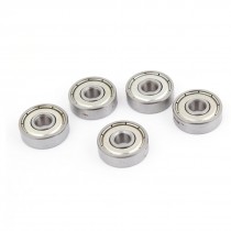 6x19x6mm Double Shielded 626ZZ Deep Groove Ball Bearing 5 Pcs