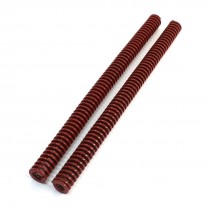 20mm x 10.5mm x 300mm US Standard Red Chromium Alloy Compression Spring 2 Pcs