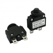 2 Pcs 2Pin Reset Circuit Breaker Thermal Overload Protector AC 125V 250V 25A