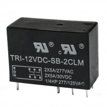 DC 12V Coil Volt DPDT 8-Pin Plug-In PCB Type Welding Power Relay