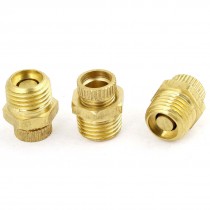 3 Pcs Air Compressor 1/4" PT Male Thread Metal Down Valve