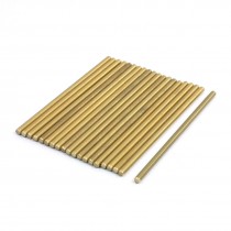 RC Helicopter 50mm x 2mm Brass Ground Shaft Round Rod 20Pcs