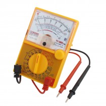 Orange Electrical Volts Amps Ohms DB Multifunctional Multitester Multimeter