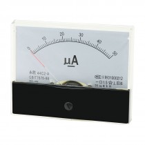 Rectangular Analog Panel Meter Gauge Amperemeter 44C2-A DC 0-50uA