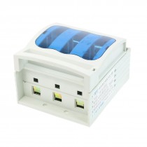 Electronic Disconnect Isolating Switch 3 Pole w AC 500V 63A 22x58mm Fuse
