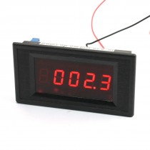 Red LED Panel Meter 4 Wires 4 1/2 Digital Voltmeter Display DC0-600V