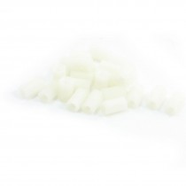 24 Pcs M3 x 10mm Wihte Nylon Hex Hexagonal Threaded Spacer Support
