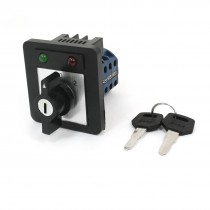 20A 380-440V 3 Position Key Lock Universal Changeover Rotary Cam Switch