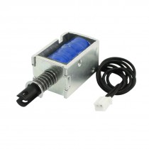 DC24V Push Pull Open Frame Solenoid Electromagnet 6mm Stroke 50gf Force