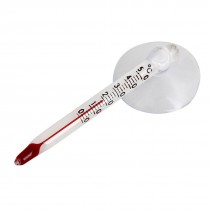 Aquarium 0-5C Thermometer Temperature Measurer Tester Clear w Suction Cup