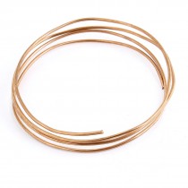1M 3.3Ft Length Copper Tone Refrigerator Refrigeration Tubing Coil
