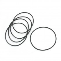 5Pcs 125mm x 4mm Black Rubber Oil Seal Sealed O Rings Gasket Washers