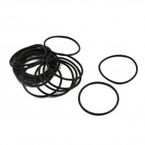 20Pcs Replacement Black Rubber O Rings Oil Seal Washers 30x27x1.5mm