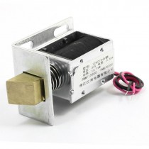 DC 24V Spring Loaded Linear Motion Solenoid Electromagnet 3mm 1580G 7mm 600G