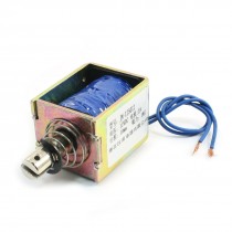 DC 12V 10mm Stroke 1Kg Force Open Frame Pull Solenoid Electromagnet