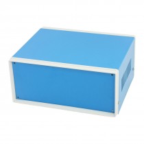 Blue Metal Electrical Switch Protector Junction Box Case 190x155x80mm