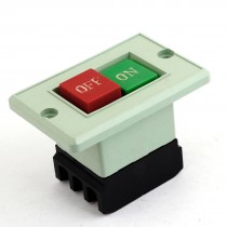 3PST AC380V 5A Self Locking On/Off Power Pushbutton Switch