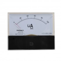 44C2 DC 0-100uA Rectangle Shaped Analog Panel Meter Ammeter Gauge