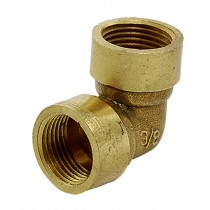 90 Degree Female Thread Hose Fittings Brass Pipe Elbow