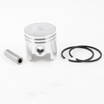 Silver Tone Aluminum Alloy 33 x 32mm Engine Air Compressor Piston Pin Ring Set