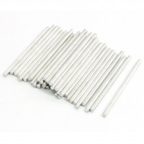 40pcs Stainless Steel Machinery Parts Model Component Round Bar 40x2mm