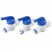 3 8" PT Tube OD Water Dispenser Valve Quick Adapter 3 Pcs