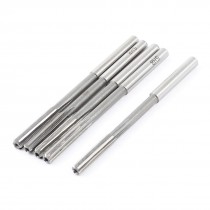 5 Pieces 84mm Long 5mm Cut Dia Six Flutes HSS Chucking Reamer Machine Cutter