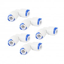 Water Dispenser 6 5mm to 6 5mm L Shape Quick Adapter 5 Pcs