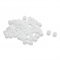 50 Pcs 5mm x 2mm 8 Teeth Plastic Gear Wheel Cog for DIY Toy Car Motor Shaft