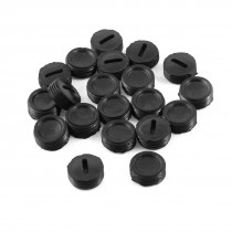 20PCS 13mm Diameter Plastic Carbon Brush Screw Holder Cap