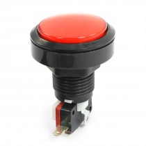 Panel Mount Red Lamp Round Head SPST 4Pin Momentary Game Push Button Switch