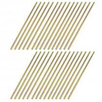 30Pcs Spare Part 1.4mm Dia 74mm Length Straight Shaft Round Rod for Toy Car