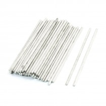 RC Toy Car Aircraft Stainless Steel Round Rod Shaft Axle 66mm x 2mm 50 Pcs
