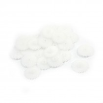 30Pcs 30Teeth 0.5 Modulus Plastic Single Steering Gear for Stepper Motor Gearbox