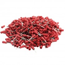 505Pcs Crimp Connector Insulated Pin Terminal Red for AWG 22-16 Wire