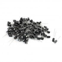 16V 100uF Through Hole Radial Type Electrolytic Capacitor 5 x 8mm 150Pcs