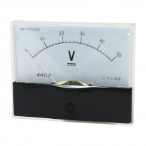 Class 1.5 DC 0-50V Range Analog Voltage Voltmeter Panel Meter 44C2