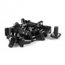 12mmx12mmx15mm Round Button 4 Pin Momentary Tact Tactile Switch 20 PCS