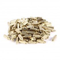 100 Pcs PC PCB Motherboard Brass Standoff Hexagonal Spacer M3 10 4mm