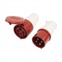 Plastic Housing AC 380-415V 3P+E Poles 16A Industrial Socket SF-214