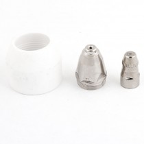 P80 Welding Torch Plasma Cutting Parts Nozzle + Electrode + Heat Shield