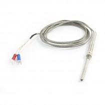 K Type 0-600C 7.5mm Thread Thermocouple Probe Temperature Sensor 2M Long