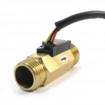 1/2PT Male Port Water Flow Sensor Switch Control Meter Flowmeter 1.5-30L/min