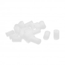 20 Pcs 2mm Hole 6mm x 9.5mm Plastic Worm Gear for DIY Toy Motor Reduction Box