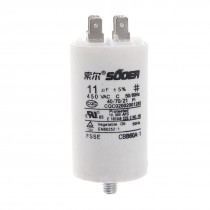 AC 450V 50/60Hz 11uF Washing Machine Non Polar Polypropylene Film Capacitor